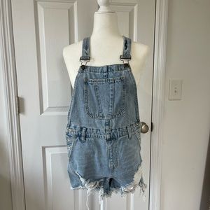 Denim overalls